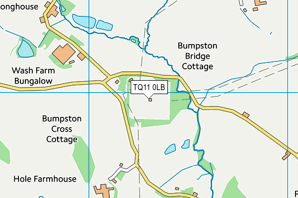 TQ11 0LB map - OS VectorMap District (Ordnance Survey) TQ11 0LB map - OS VectorMap District (Ordnance Survey)