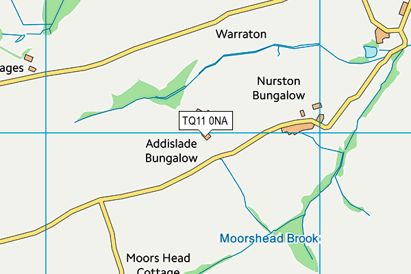 TQ11 0NA map - OS VectorMap District (Ordnance Survey)