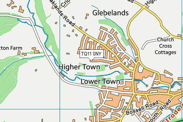 TQ11 0NY map - OS VectorMap District (Ordnance Survey)