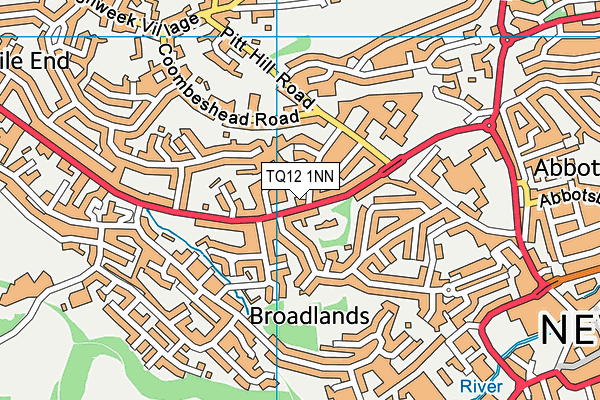 TQ12 1NN map - OS VectorMap District (Ordnance Survey) TQ12 1NN map - OS VectorMap District (Ordnance Survey)