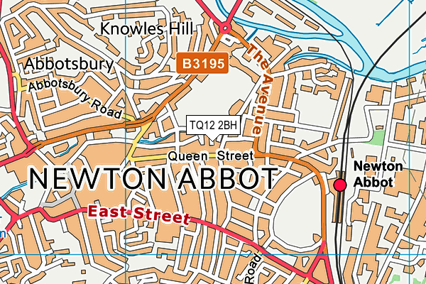 TQ12 2BH map - OS VectorMap District (Ordnance Survey) TQ12 2BH map - OS VectorMap District (Ordnance Survey)