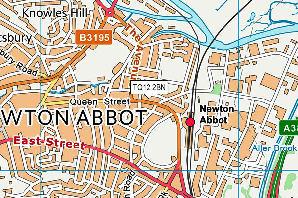 TQ12 2BN map - OS VectorMap District (Ordnance Survey) TQ12 2BN map - OS VectorMap District (Ordnance Survey)