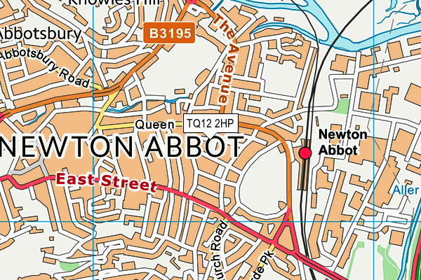 TQ12 2HP map - OS VectorMap District (Ordnance Survey) TQ12 2HP map - OS VectorMap District (Ordnance Survey)