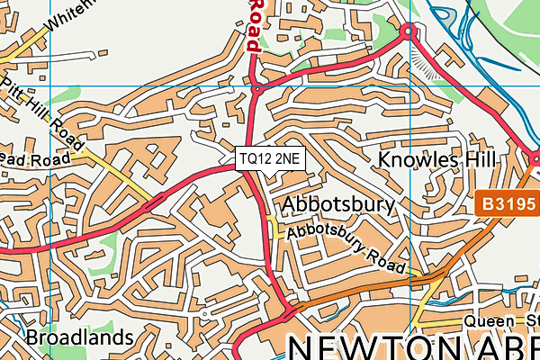 TQ12 2NE map - OS VectorMap District (Ordnance Survey) TQ12 2NE map - OS VectorMap District (Ordnance Survey)