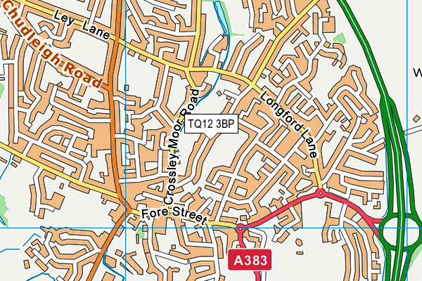 TQ12 3BP map - OS VectorMap District (Ordnance Survey) TQ12 3BP map - OS VectorMap District (Ordnance Survey)