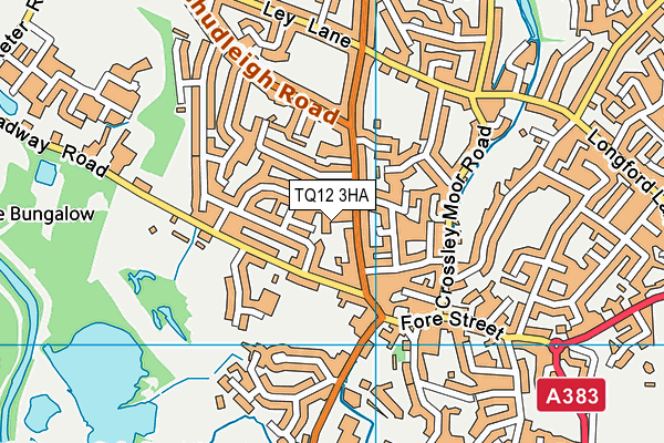TQ12 3HA map - OS VectorMap District (Ordnance Survey) TQ12 3HA map - OS VectorMap District (Ordnance Survey)