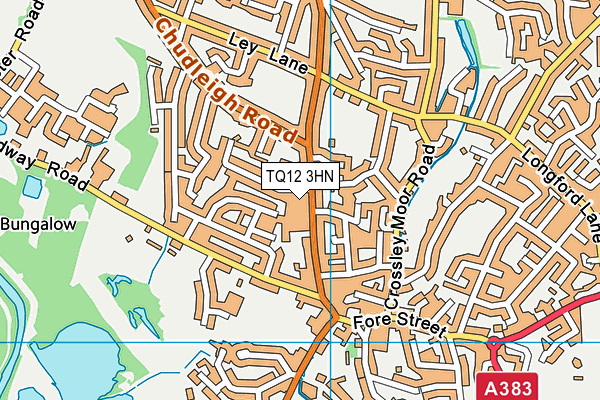 TQ12 3HN map - OS VectorMap District (Ordnance Survey) TQ12 3HN map - OS VectorMap District (Ordnance Survey)
