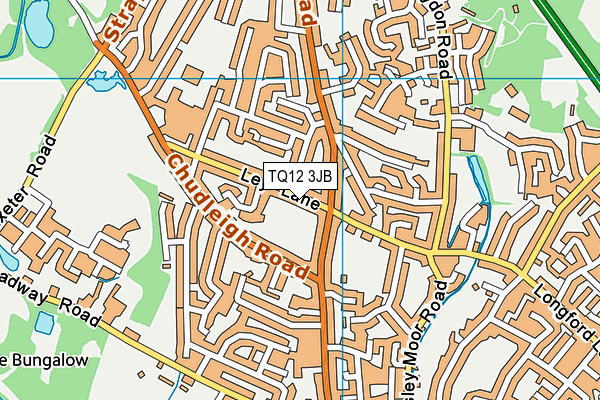 TQ12 3JB map - OS VectorMap District (Ordnance Survey) TQ12 3JB map - OS VectorMap District (Ordnance Survey)