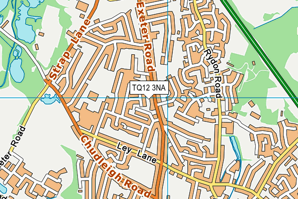 TQ12 3NA map - OS VectorMap District (Ordnance Survey) TQ12 3NA map - OS VectorMap District (Ordnance Survey)