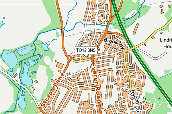 TQ12 3NS map - OS VectorMap District (Ordnance Survey) TQ12 3NS map - OS VectorMap District (Ordnance Survey)