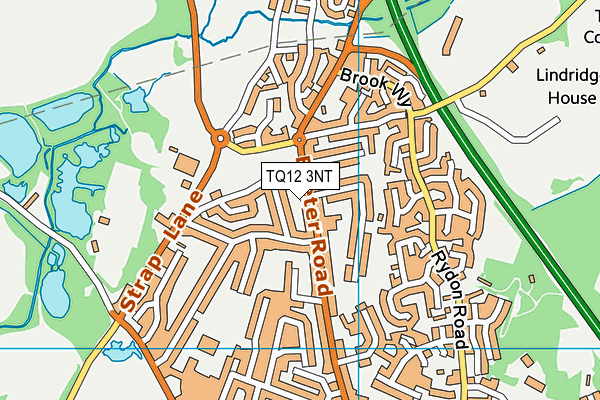 TQ12 3NT map - OS VectorMap District (Ordnance Survey) TQ12 3NT map - OS VectorMap District (Ordnance Survey)