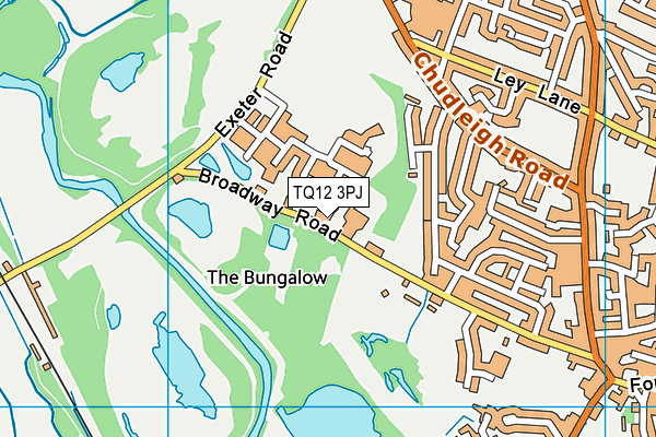 TQ12 3PJ map - OS VectorMap District (Ordnance Survey) TQ12 3PJ map - OS VectorMap District (Ordnance Survey)