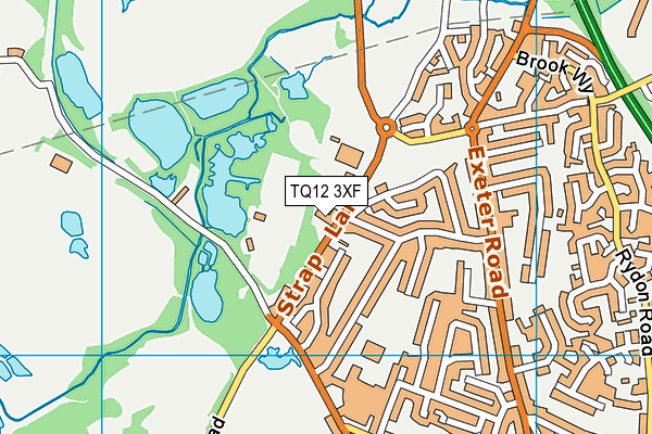 TQ12 3XF map - OS VectorMap District (Ordnance Survey) TQ12 3XF map - OS VectorMap District (Ordnance Survey)