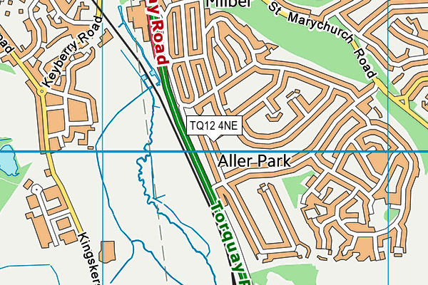 TQ12 4NE map - OS VectorMap District (Ordnance Survey) TQ12 4NE map - OS VectorMap District (Ordnance Survey)