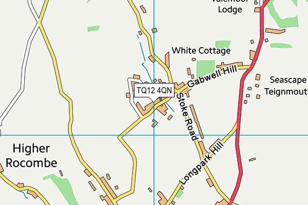 TQ12 4QN map - OS VectorMap District (Ordnance Survey) TQ12 4QN map - OS VectorMap District (Ordnance Survey)