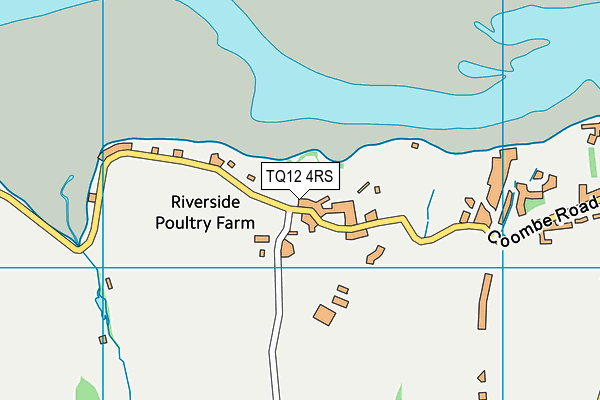 TQ12 4RS map - OS VectorMap District (Ordnance Survey) TQ12 4RS map - OS VectorMap District (Ordnance Survey)
