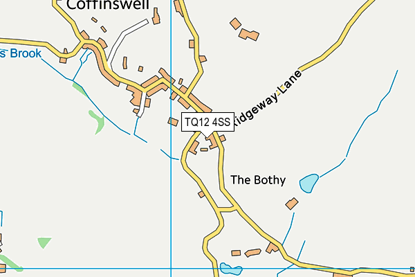 TQ12 4SS map - OS VectorMap District (Ordnance Survey) TQ12 4SS map - OS VectorMap District (Ordnance Survey)