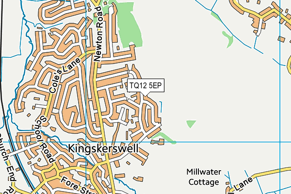 TQ12 5EP map - OS VectorMap District (Ordnance Survey) TQ12 5EP map - OS VectorMap District (Ordnance Survey)