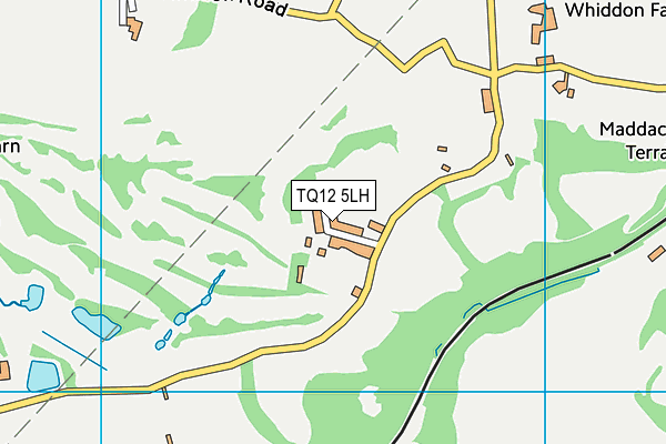 TQ12 5LH map - OS VectorMap District (Ordnance Survey) TQ12 5LH map - OS VectorMap District (Ordnance Survey)