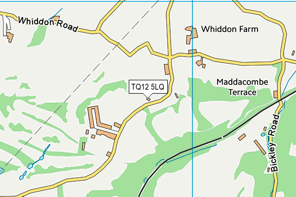 TQ12 5LQ map - OS VectorMap District (Ordnance Survey) TQ12 5LQ map - OS VectorMap District (Ordnance Survey)
