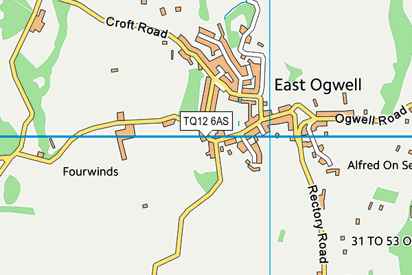 TQ12 6AS map - OS VectorMap District (Ordnance Survey) TQ12 6AS map - OS VectorMap District (Ordnance Survey)