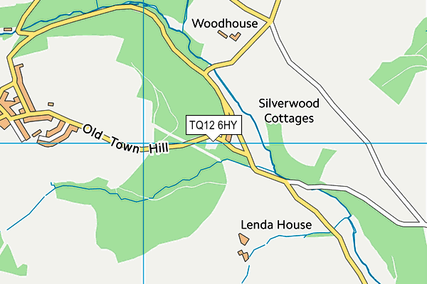 TQ12 6HY map - OS VectorMap District (Ordnance Survey) TQ12 6HY map - OS VectorMap District (Ordnance Survey)