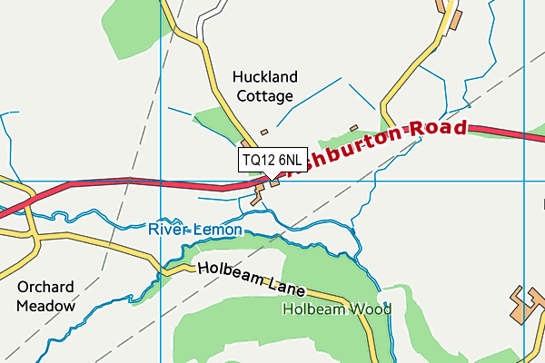 TQ12 6NL map - OS VectorMap District (Ordnance Survey) TQ12 6NL map - OS VectorMap District (Ordnance Survey)