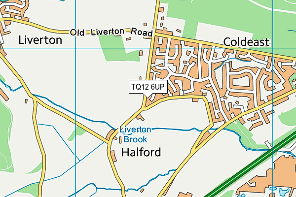 TQ12 6UP map - OS VectorMap District (Ordnance Survey) TQ12 6UP map - OS VectorMap District (Ordnance Survey)