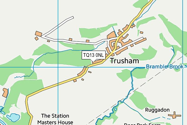 TQ13 0NL map - OS VectorMap District (Ordnance Survey) TQ13 0NL map - OS VectorMap District (Ordnance Survey)