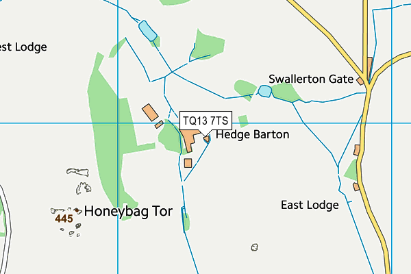 TQ13 7TS map - OS VectorMap District (Ordnance Survey) TQ13 7TS map - OS VectorMap District (Ordnance Survey)