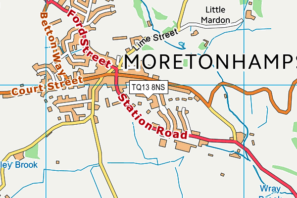 TQ13 8NS map - OS VectorMap District (Ordnance Survey) TQ13 8NS map - OS VectorMap District (Ordnance Survey)