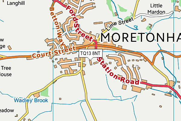 TQ13 8NT map - OS VectorMap District (Ordnance Survey) TQ13 8NT map - OS VectorMap District (Ordnance Survey)
