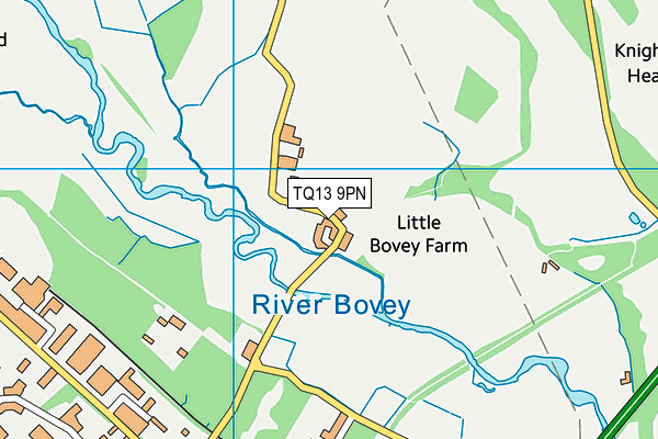 TQ13 9PN map - OS VectorMap District (Ordnance Survey) TQ13 9PN map - OS VectorMap District (Ordnance Survey)