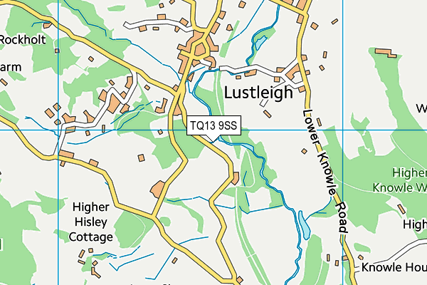 TQ13 9SS map - OS VectorMap District (Ordnance Survey) TQ13 9SS map - OS VectorMap District (Ordnance Survey)