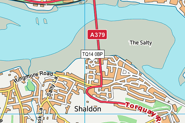 TQ14 0BP map - OS VectorMap District (Ordnance Survey) TQ14 0BP map - OS VectorMap District (Ordnance Survey)