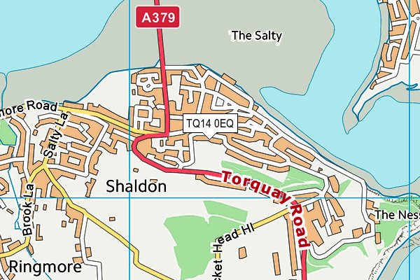 TQ14 0EQ map - OS VectorMap District (Ordnance Survey) TQ14 0EQ map - OS VectorMap District (Ordnance Survey)