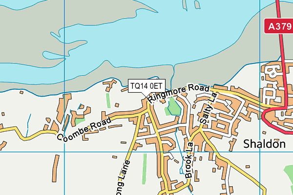 TQ14 0ET map - OS VectorMap District (Ordnance Survey) TQ14 0ET map - OS VectorMap District (Ordnance Survey)