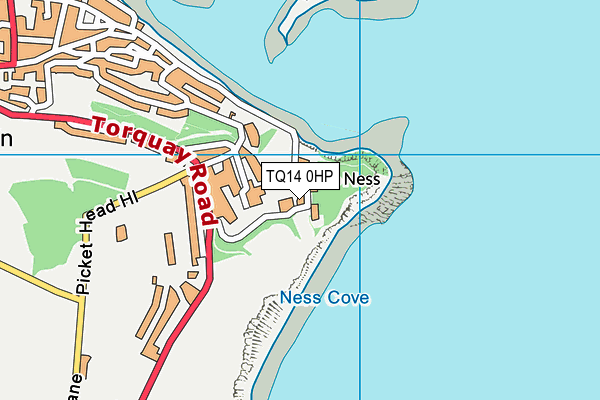 TQ14 0HP map - OS VectorMap District (Ordnance Survey) TQ14 0HP map - OS VectorMap District (Ordnance Survey)