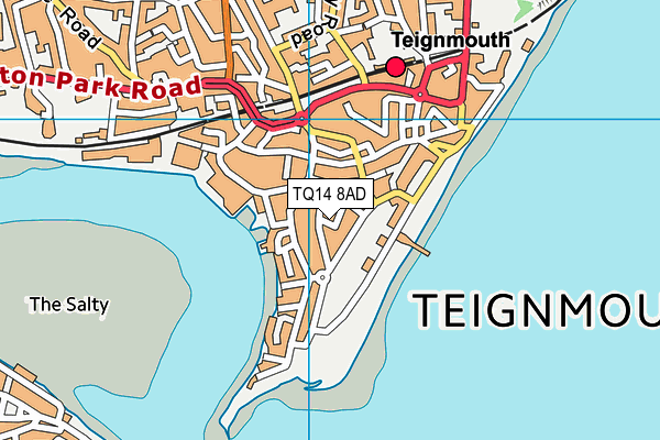 TQ14 8AD map - OS VectorMap District (Ordnance Survey) TQ14 8AD map - OS VectorMap District (Ordnance Survey)