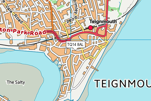 TQ14 8AL map - OS VectorMap District (Ordnance Survey) TQ14 8AL map - OS VectorMap District (Ordnance Survey)