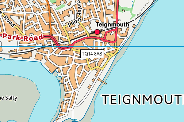 TQ14 8AS map - OS VectorMap District (Ordnance Survey) TQ14 8AS map - OS VectorMap District (Ordnance Survey)