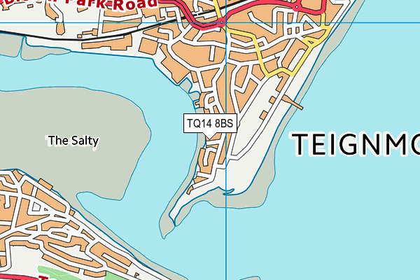 TQ14 8BS map - OS VectorMap District (Ordnance Survey) TQ14 8BS map - OS VectorMap District (Ordnance Survey)