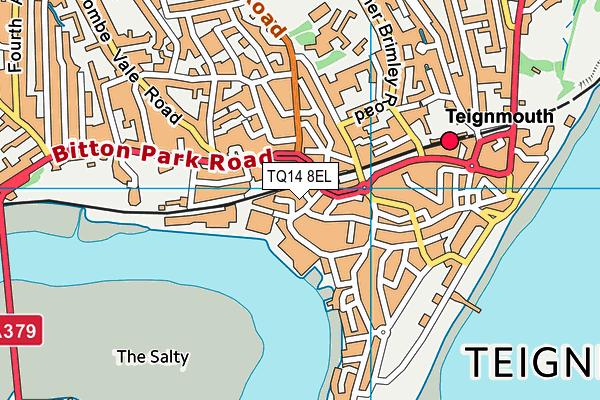 TQ14 8EL map - OS VectorMap District (Ordnance Survey) TQ14 8EL map - OS VectorMap District (Ordnance Survey)