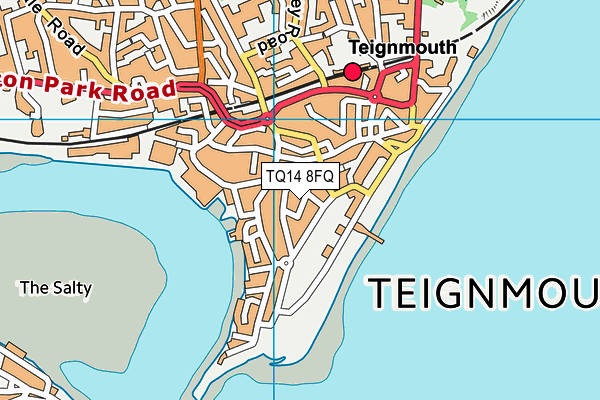 TQ14 8FQ map - OS VectorMap District (Ordnance Survey)