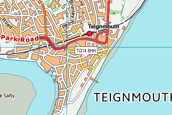 TQ14 8HH map - OS VectorMap District (Ordnance Survey) TQ14 8HH map - OS VectorMap District (Ordnance Survey)