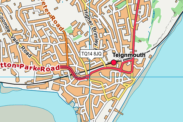 TQ14 8JQ map - OS VectorMap District (Ordnance Survey) TQ14 8JQ map - OS VectorMap District (Ordnance Survey)