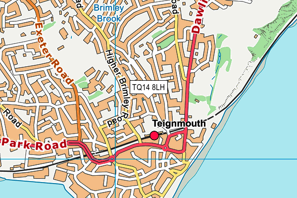 TQ14 8LH map - OS VectorMap District (Ordnance Survey) TQ14 8LH map - OS VectorMap District (Ordnance Survey)
