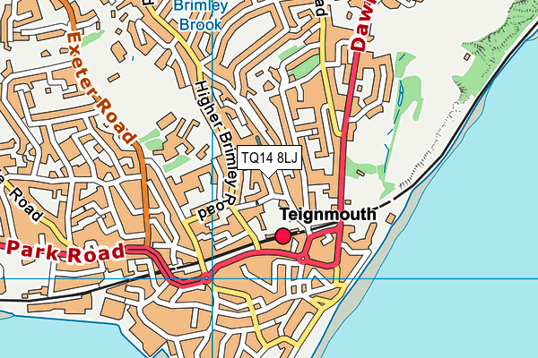 TQ14 8LJ map - OS VectorMap District (Ordnance Survey) TQ14 8LJ map - OS VectorMap District (Ordnance Survey)