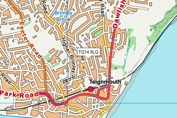 TQ14 8LQ map - OS VectorMap District (Ordnance Survey) TQ14 8LQ map - OS VectorMap District (Ordnance Survey)