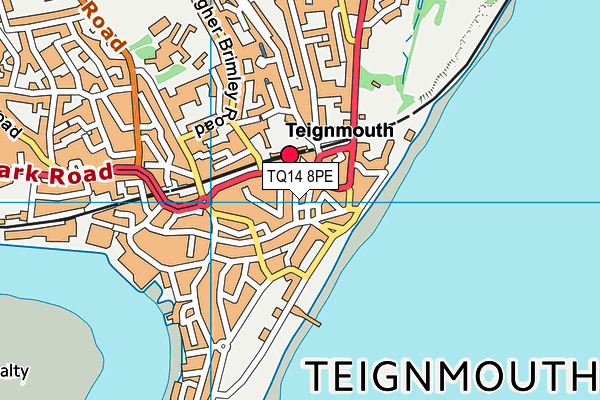 TQ14 8PE map - OS VectorMap District (Ordnance Survey) TQ14 8PE map - OS VectorMap District (Ordnance Survey)